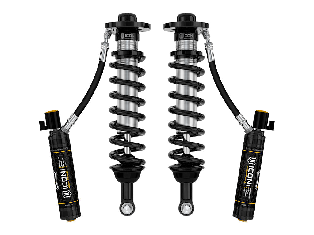 ICON 2022-2025 Ford F-150 Lightning Lowered 0-2" Front VS 2.5 Coilovers Remote Res w/CDEV Pair