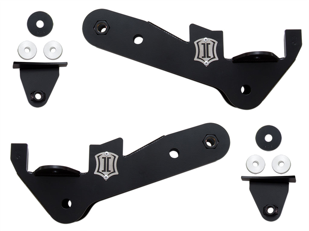 ICON 2017-2022 Ford F250/F350 Super Duty 4WD 4-Link Frame Bracket Kit (164504)