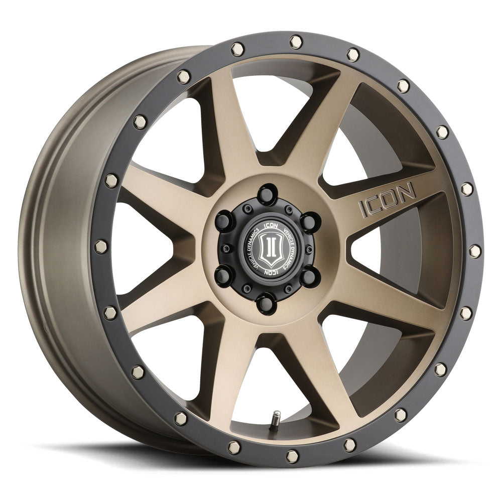 ICON Alloys Rebound Bronze 20x9 6x5.5 16mm Offset 5.625" BS (1820909056BR)