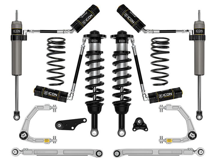 ICON 2024-2026 Toyota Tacoma 1.25-3" Lift Stage 7 Suspension Billet Triple Rate Rear Springs