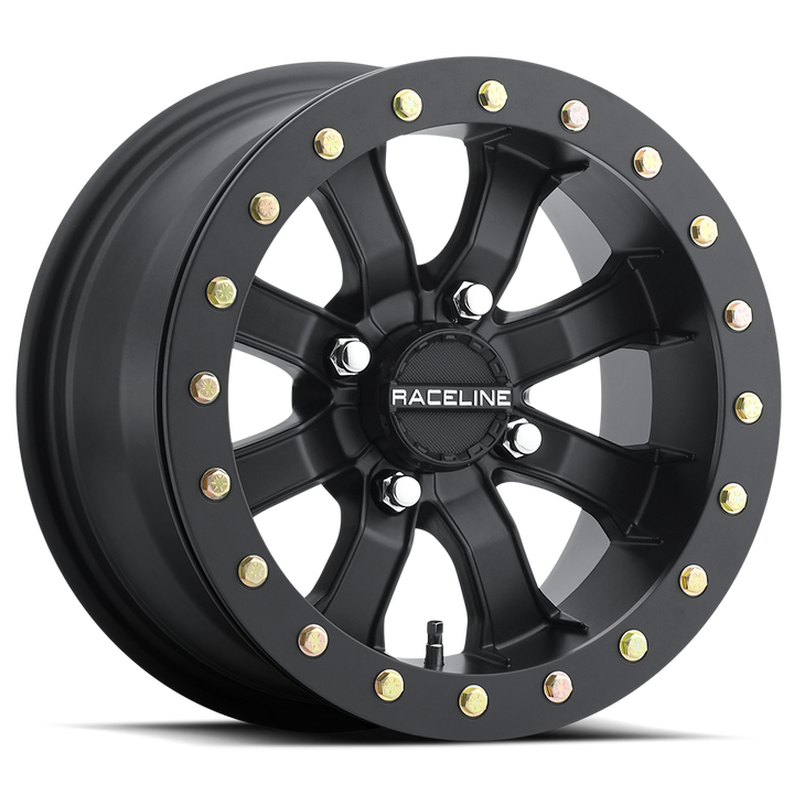 Raceline Black Mamba Beadlock UTV A71B 14x8 4 on 156 0 Offset Satin Black