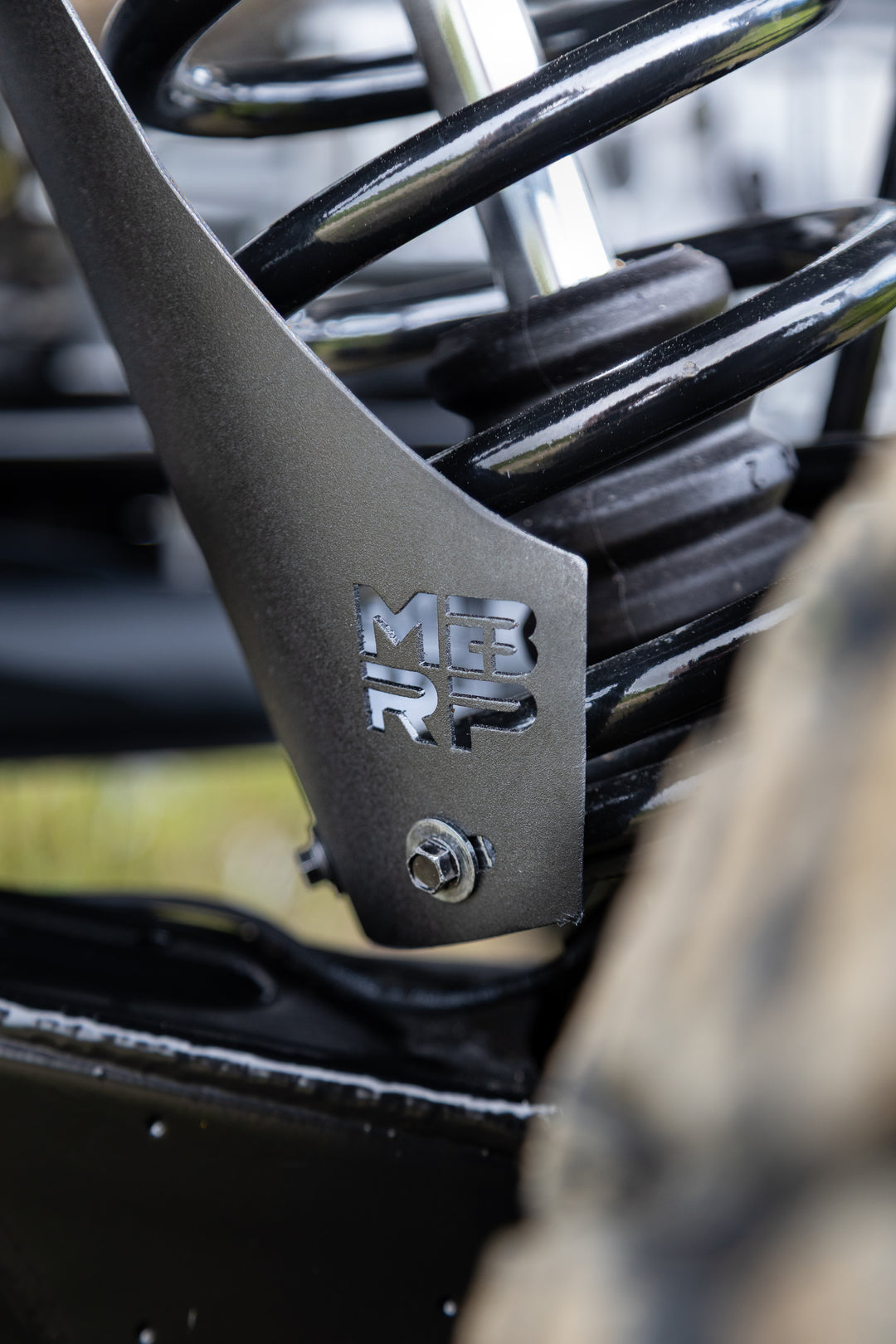 MBRP 2019-Up Can-Am Maverick R/ Maverick X3/ Maverick X3 Max Black-Coated Aluminized Steel Shock Guards AC-9219-05