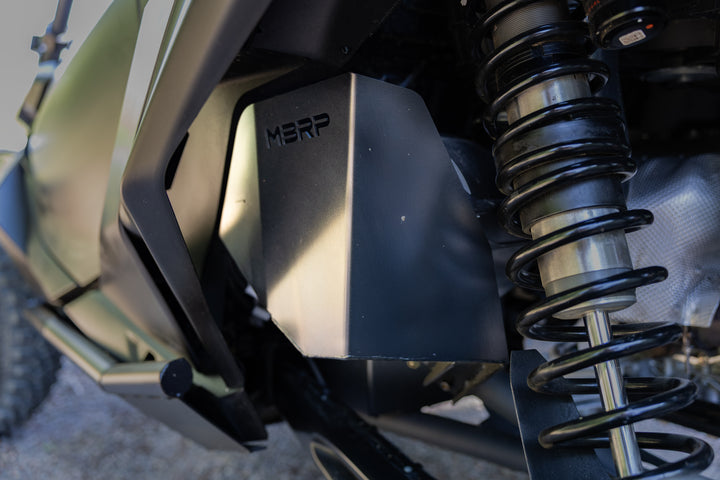 MBRP 24-Up Can-Am Maverick R Black-Coated Air Box Deflector AC-9219-06