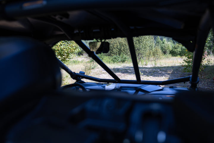 MBRP 24-Up Can-Am Maverick R Black-Coated Front-Intrusion Bar AC-9219-07