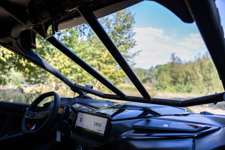 MBRP 24-Up Can-Am Maverick R Black-Coated Front-Intrusion Bar AC-9219-07