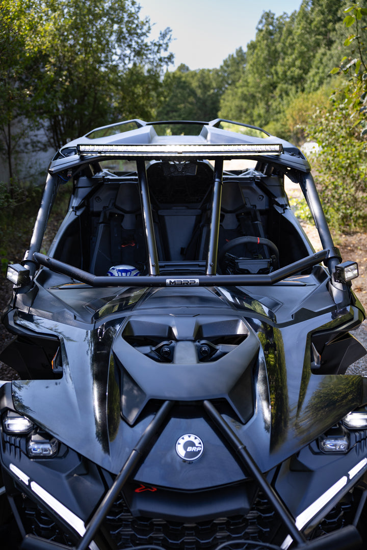 MBRP 24-Up Can-Am Maverick R Black-Coated Front-Intrusion Bar AC-9219-07
