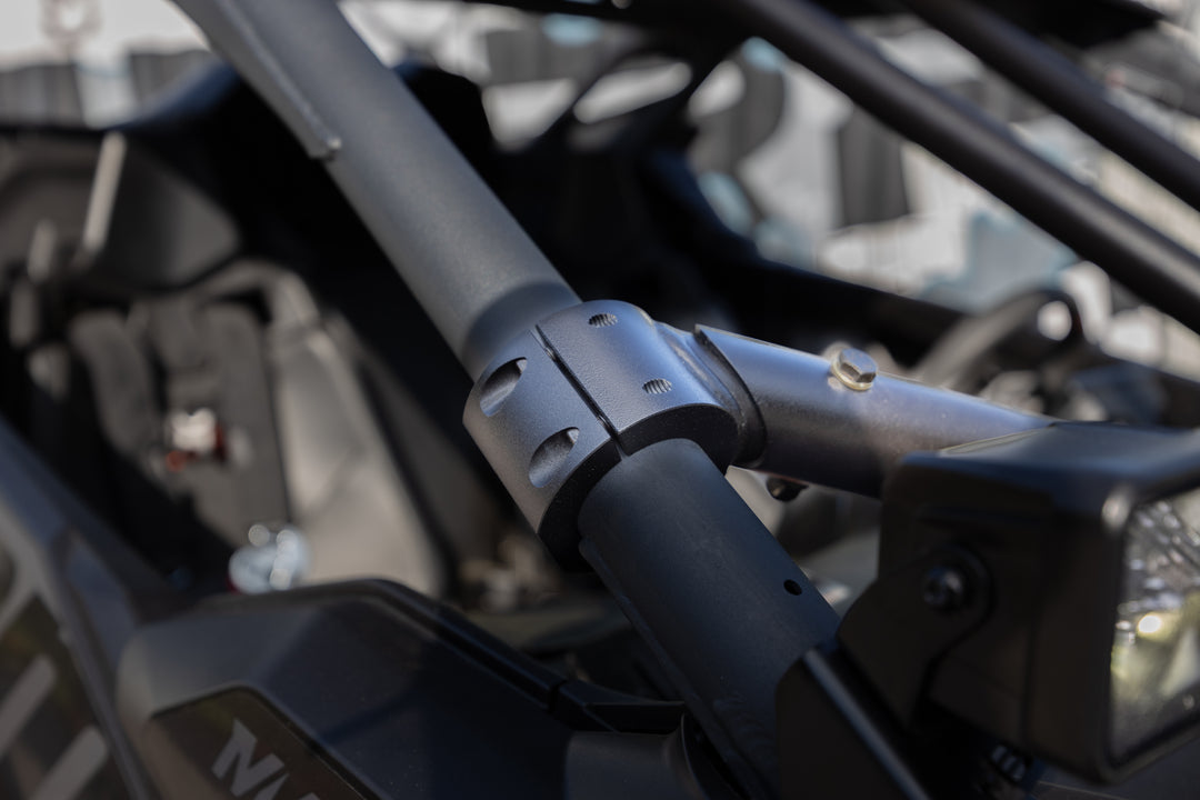 MBRP 24-Up Can-Am Maverick R Black-Coated Front-Intrusion Bar AC-9219-07