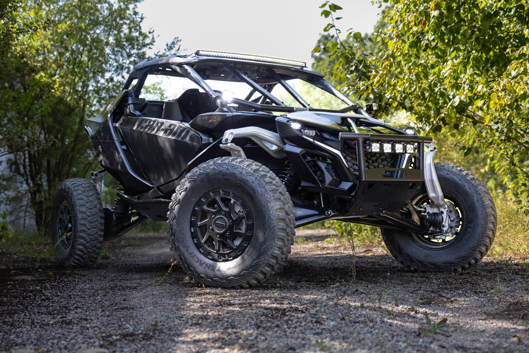 MBRP 24-Up Can-Am Maverick R Black-Coated Front-Intrusion Bar AC-9219-07