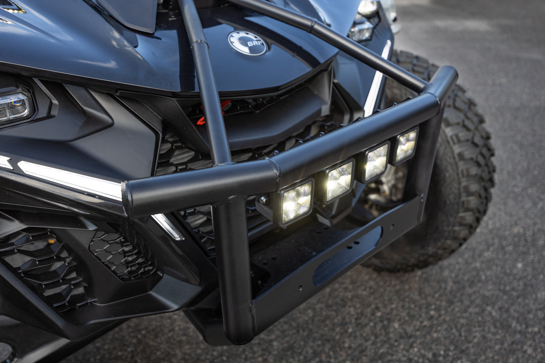 MBRP 2024-Up Can-Am Maverick R, Black-Coated Steel Front Race Bumper AC-9219-12