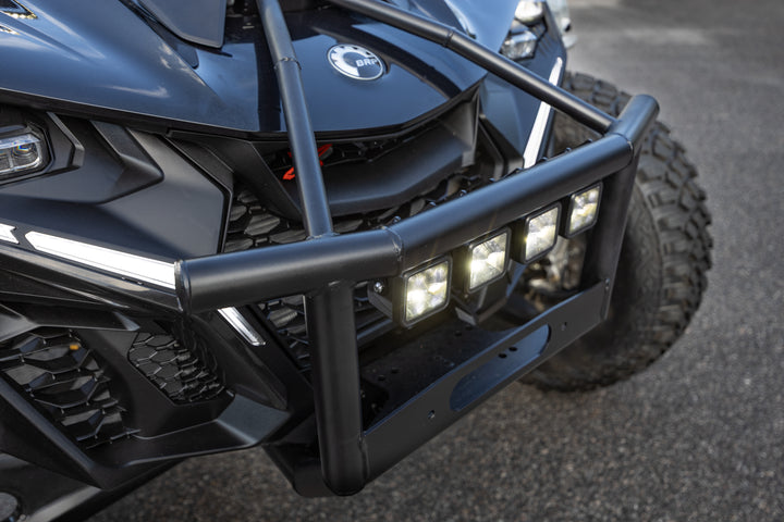 MBRP 2024-Up Can-Am Maverick R, Black-Coated Steel Front Race Bumper AC-9219-12