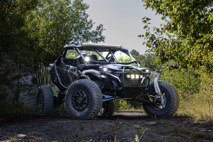 MBRP 2024-Up Can-Am Maverick R, Black-Coated Steel Front Race Bumper AC-9219-12