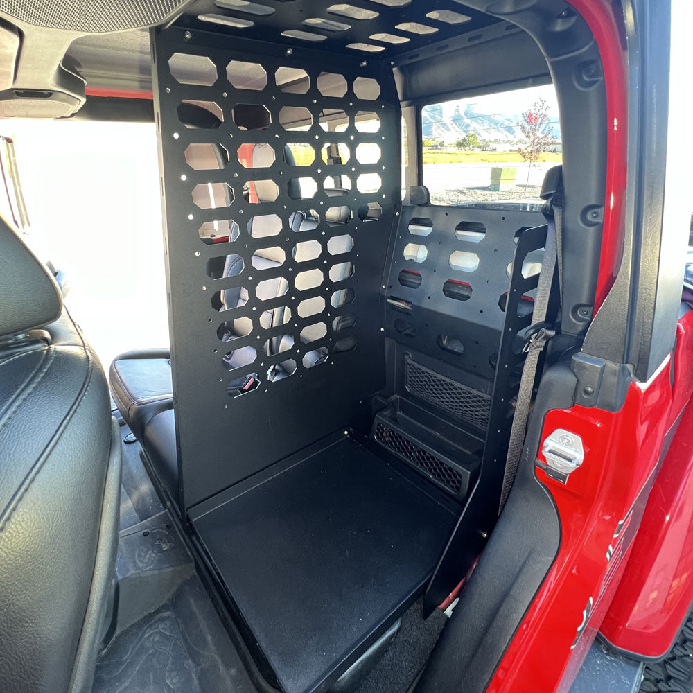 Rear Seat Cargo Rack 2020-2023 Jeep JT Gladiator Rock Slide Engineering AC-RR-100-JT4