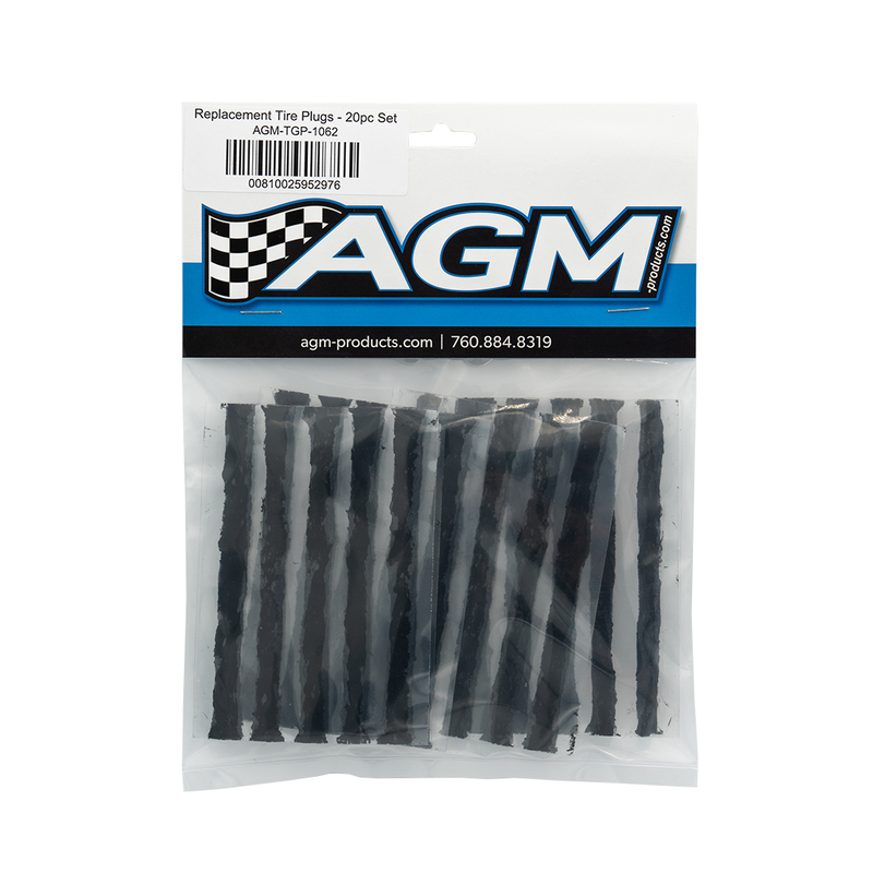 Replacement Tire Plugs - 20pc Set AGM Products AGM-TGP-1062-JFRK