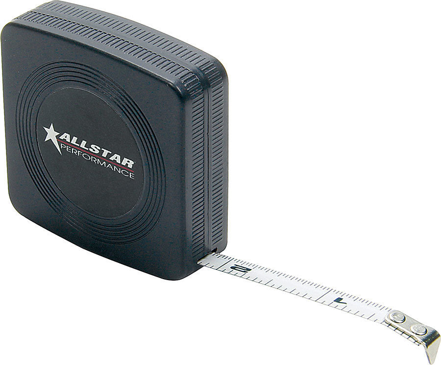 Allstar Tape Measure Deluxe 10 ft Length 0.25" Width Inch Plastic Black Set of 20 ALL10112-20
