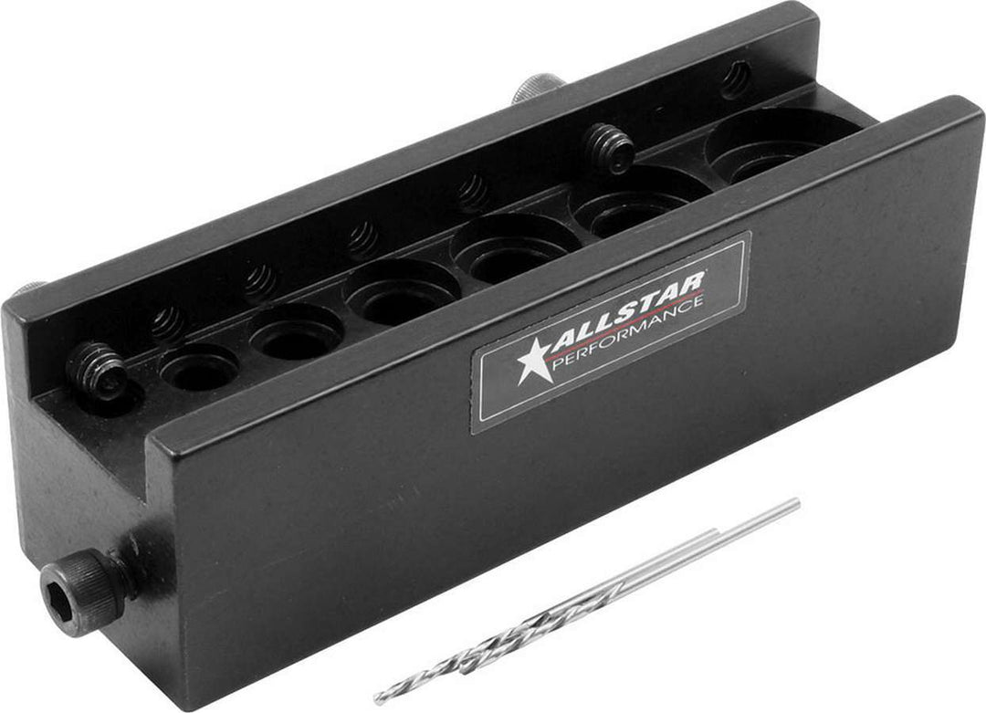 Allstar Drill Fixture Safety Wire 3/16 to 5/8" Fasteners 1/16" Drill Bits Aluminum Black Kit ALL10122
