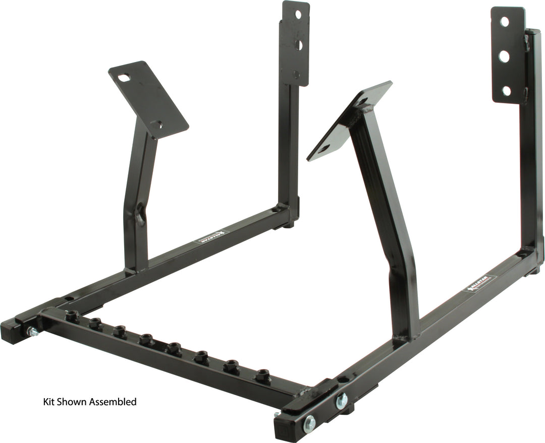 Allstar Engine Cradle Heavy Duty 1" Square Tube Steel Black Powdercoat GM LS-Series ALL10139