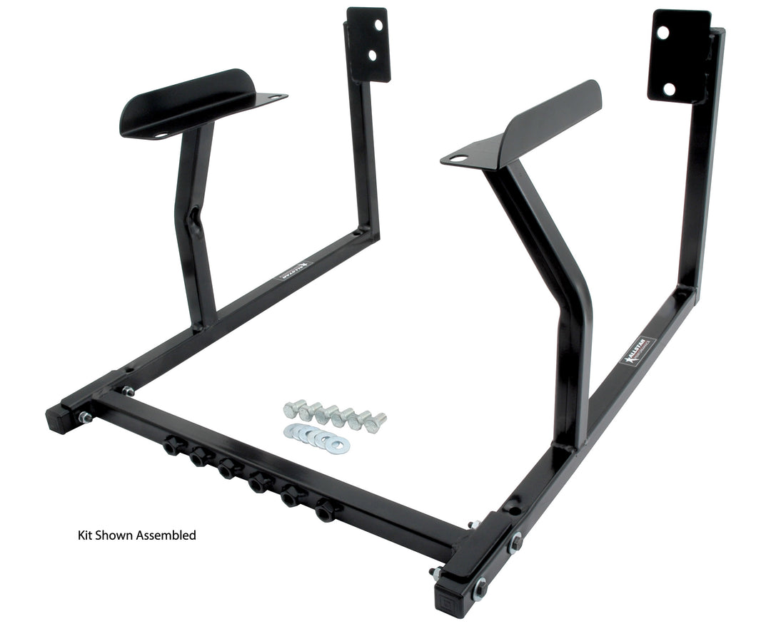 Allstar Engine Cradle Standard Duty 1" Square Tube Steel Black Powdercoat Small Block Ford ALL10145