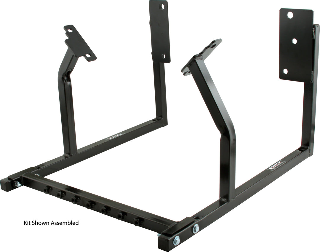 Allstar Engine Cradle Standard Duty 1" Square Tube Steel Black Powdercoat Ford Modular ALL10147