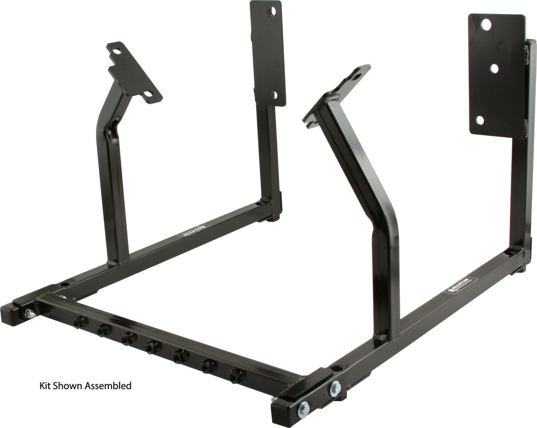 Allstar Engine Cradle Heavy Duty 1" Square Tube Steel Black Powdercoat Ford Modular ALL10149