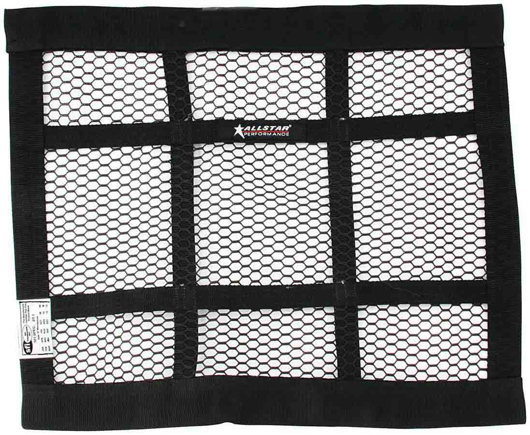 Allstar Window Net SFI 27.1 Mesh 18 x 22" Rectangle Black ALL10211