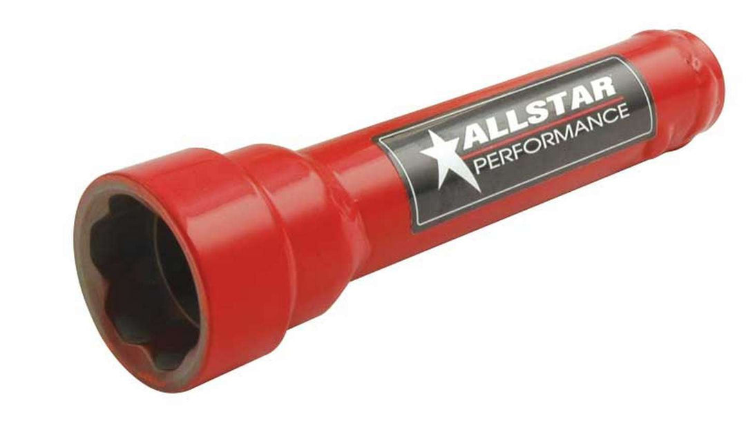 Allstar Lug Nut Socket Pit Socket Super Socket 1/2" Drive 5" Steel Red Paint 1" Lug Nuts ALL10242