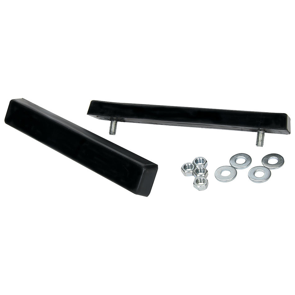 Allstar Stack Stand Pad 8-1/2" x 1-1/2" Wide x 3/4" Tall 5/8" Studs 8 mm x 1.25 Thread Nuts Pair ALL10256
