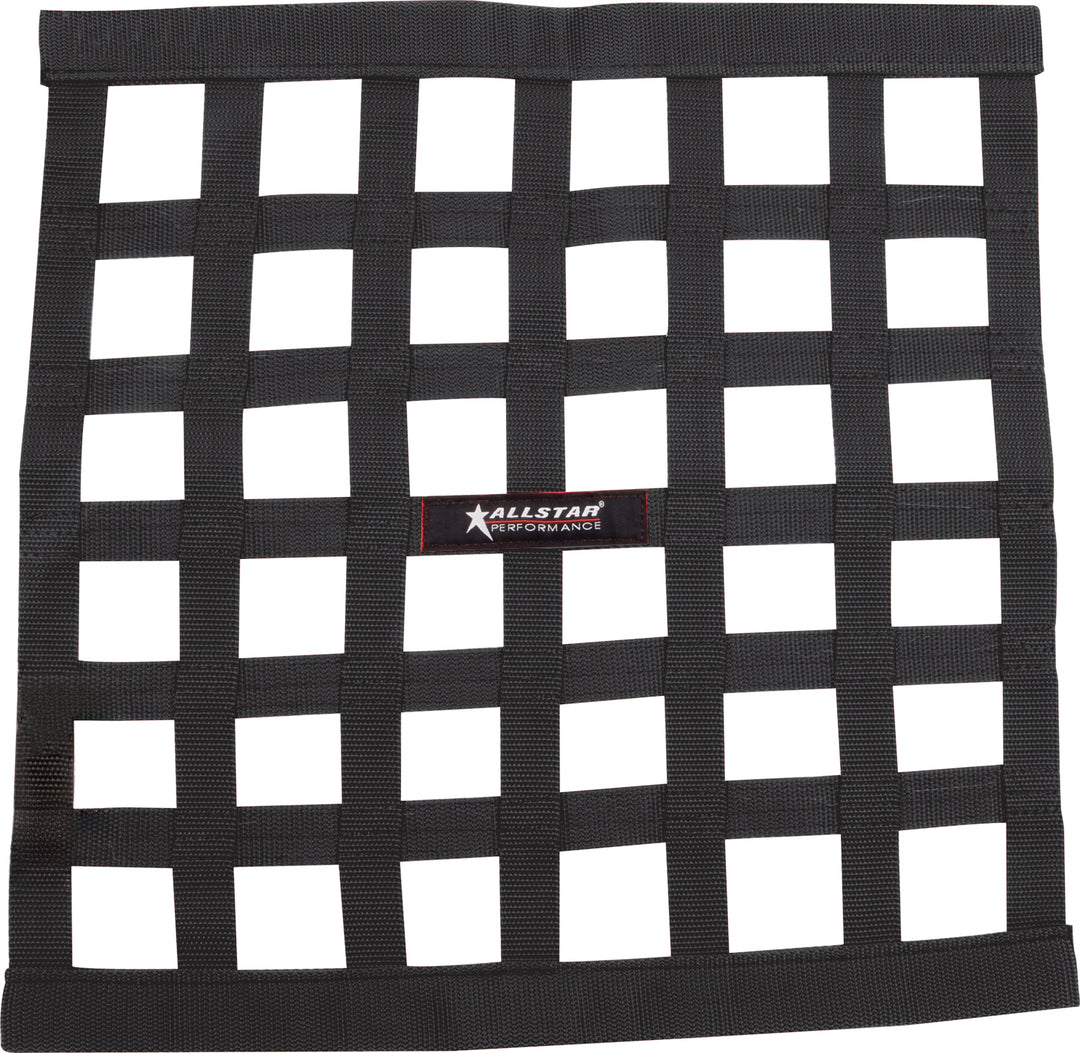 Allstar Window Net 1" Webbing 18 x 18" Square Black ALL10283