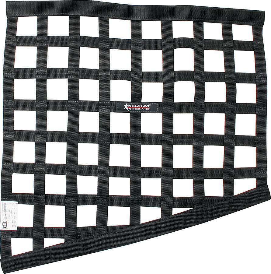 Allstar Window Net SFI 27.1 1" Webbing 18 x 24 x 24" Trapezoid Black ALL10289