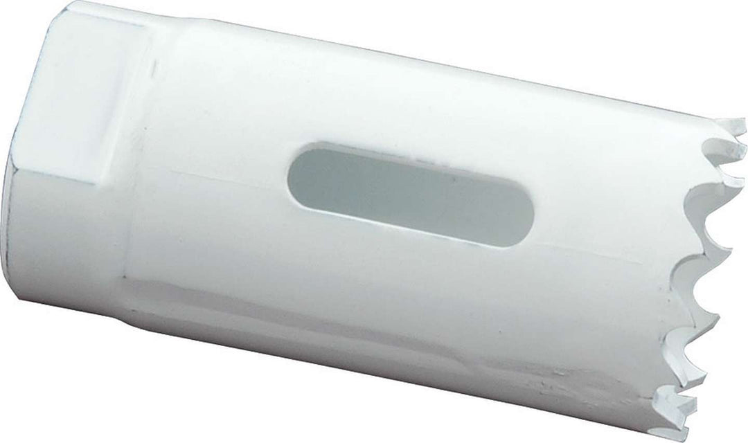 Allstar Hole Saw 1" OD 1/2"-20 Thread Steel White Paint Allstar Tubing Notchers ALL10414