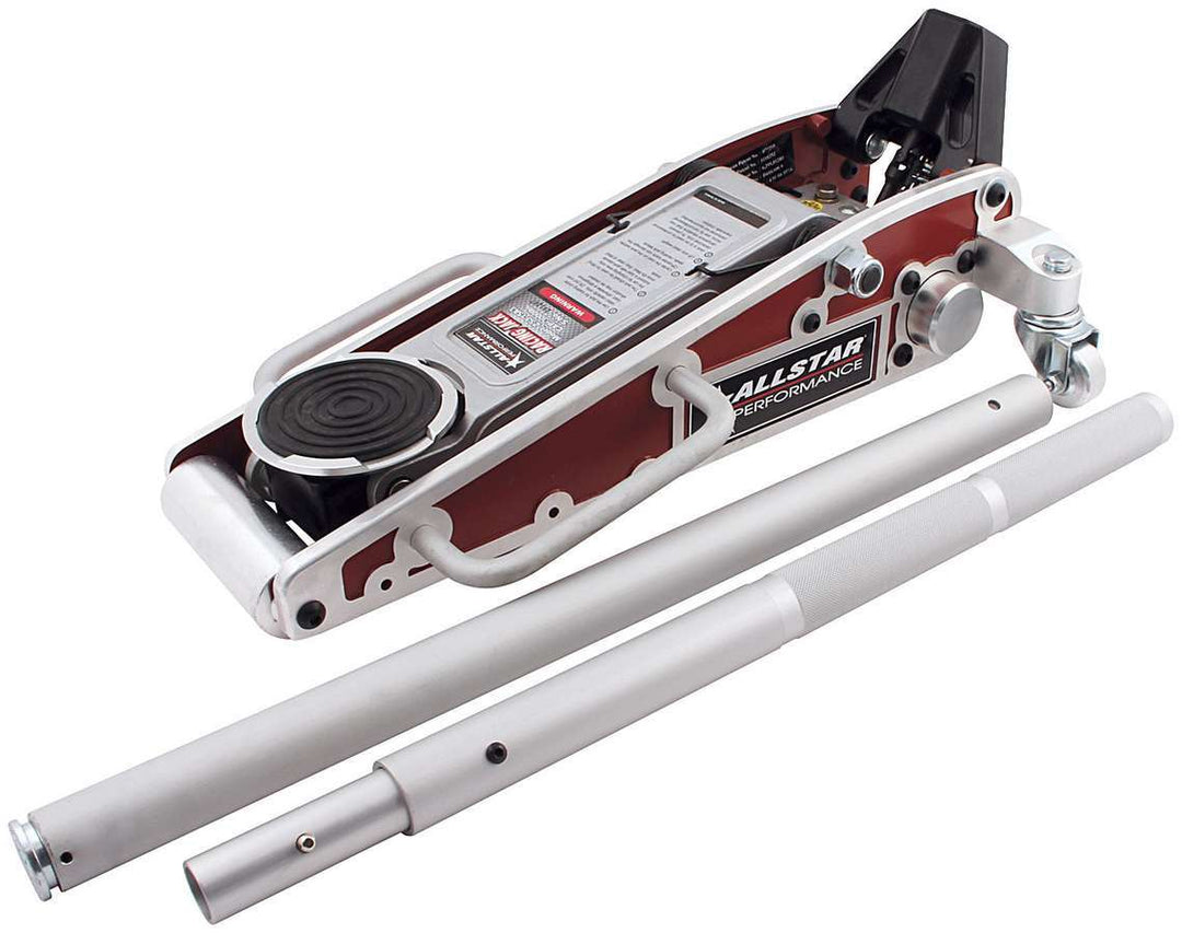 Allstar Floor Jack 3 Pump Aluminum Red Anodized ALL10422