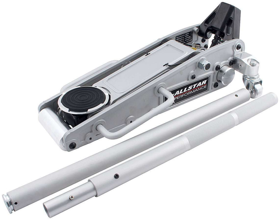 Allstar Floor Jack 6 Pump Aluminum Silver Anodized ALL10425