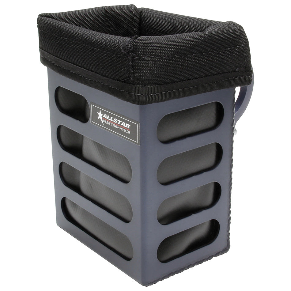 Allstar Radio Box Small Clamp-On 3.75 x 2.5 x 5" Aluminum Black Anodized 1.75" OD Tube ALL10441