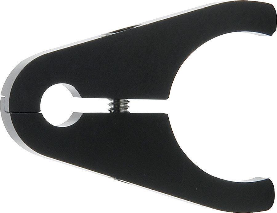 Allstar Roll Bar Accessory Clamp Half Clamp Clamp-On Single 3/8" Hole Aluminum Black Anodized ALL10464