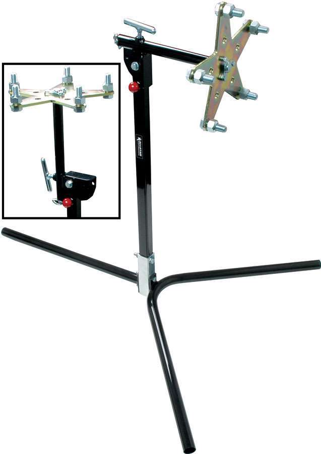 Allstar Tire Prep Stand Manual Pivoting Head Steel / Cadmium 5 x 5 / Wide 5 Wheels Kit ALL10555