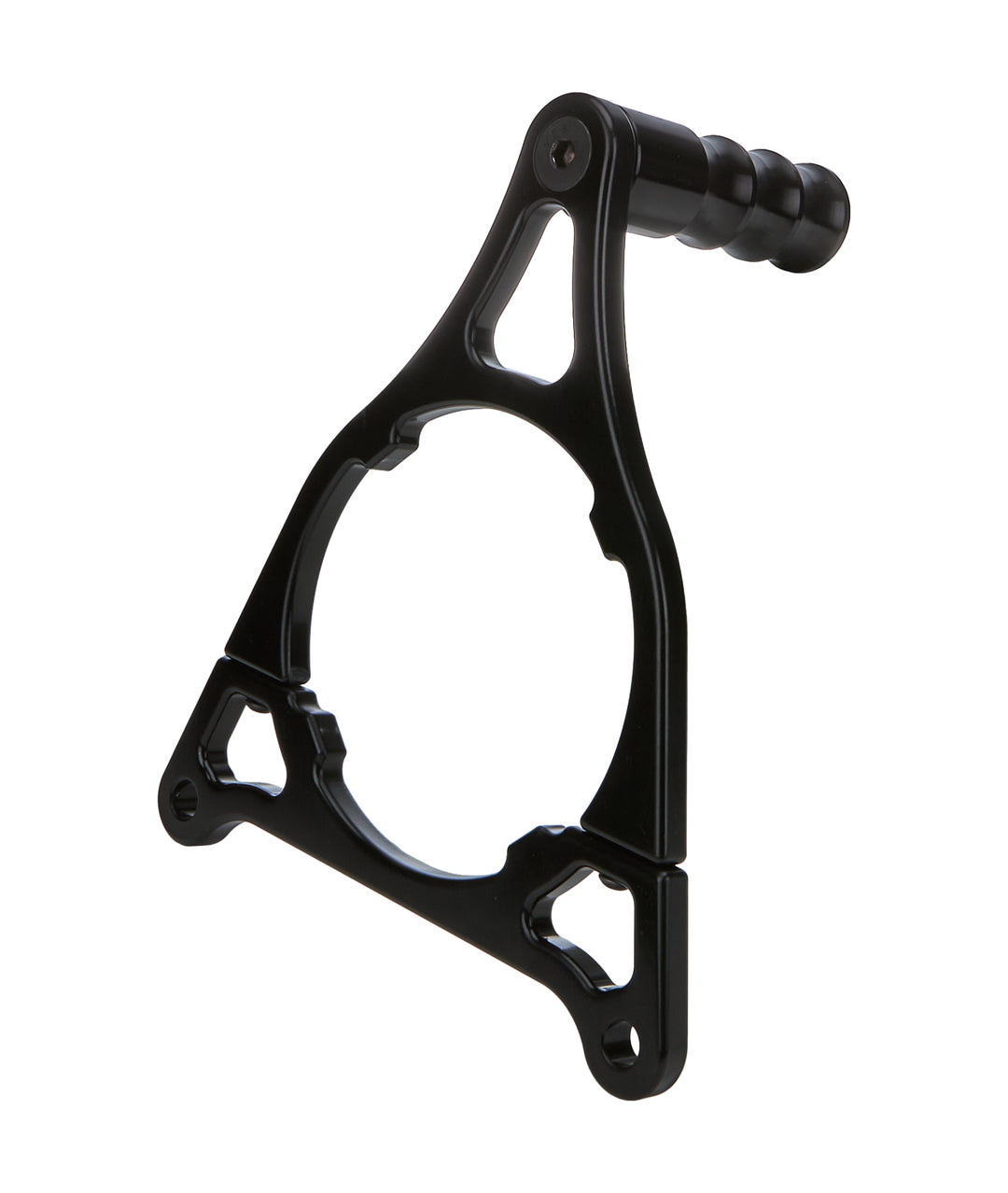 Allstar Compressed Nitrogen Tank Bracket Stand / Handle 5.25" Diameter Bottle Aluminum Black ALL10634