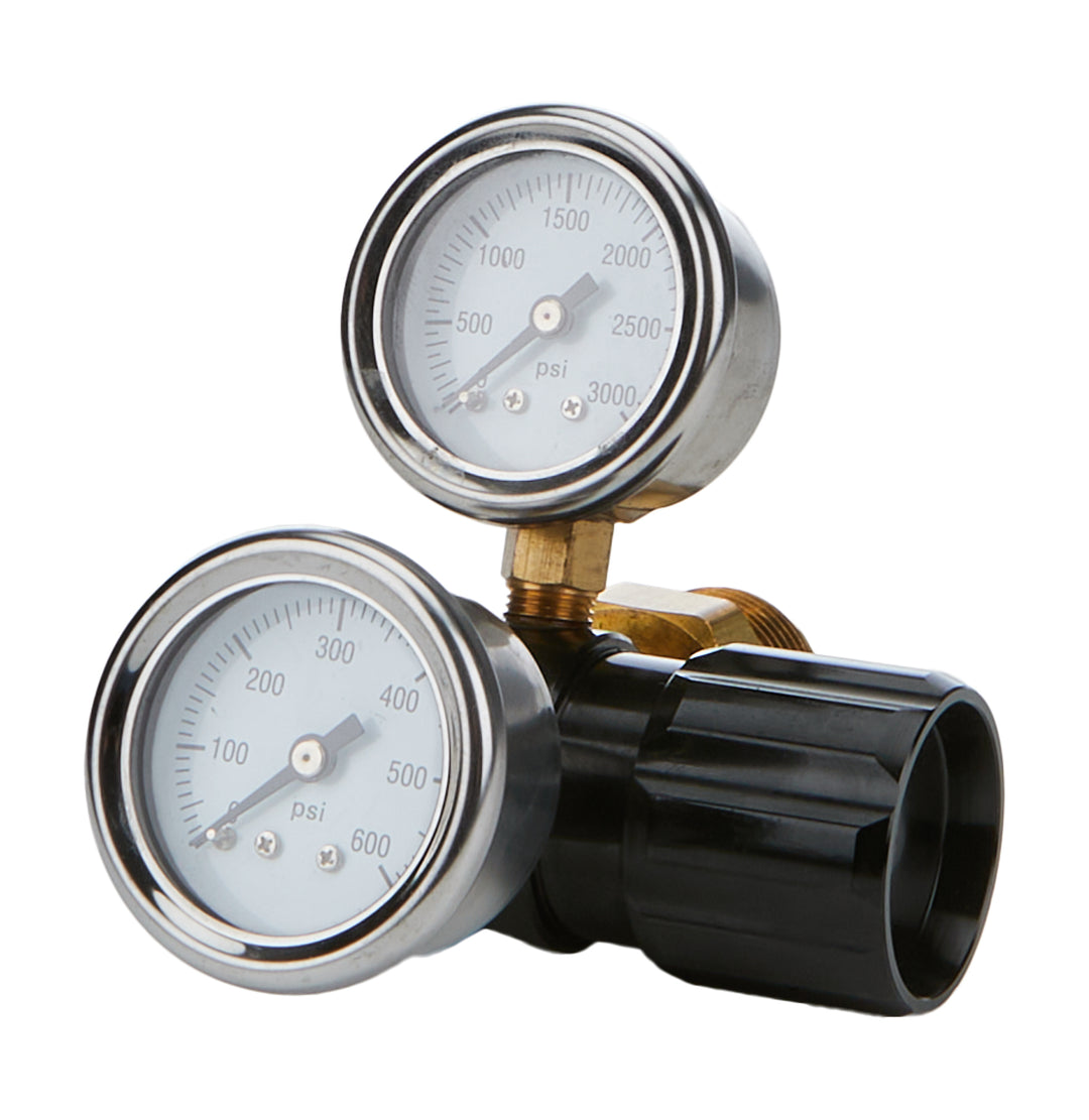 Allstar Nitrogen Regulator 0-600 psi Adjustable 1/8" NPT Outlet Brass Natural ALL10635
