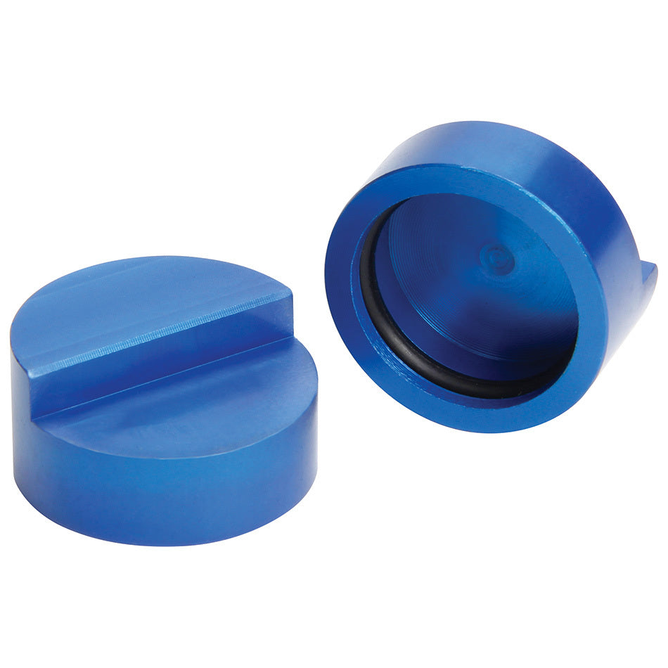 Allstar Bolt Center Cap Aluminum Blue Anodized 1/2" Bolts and Studs Pair ALL10678
