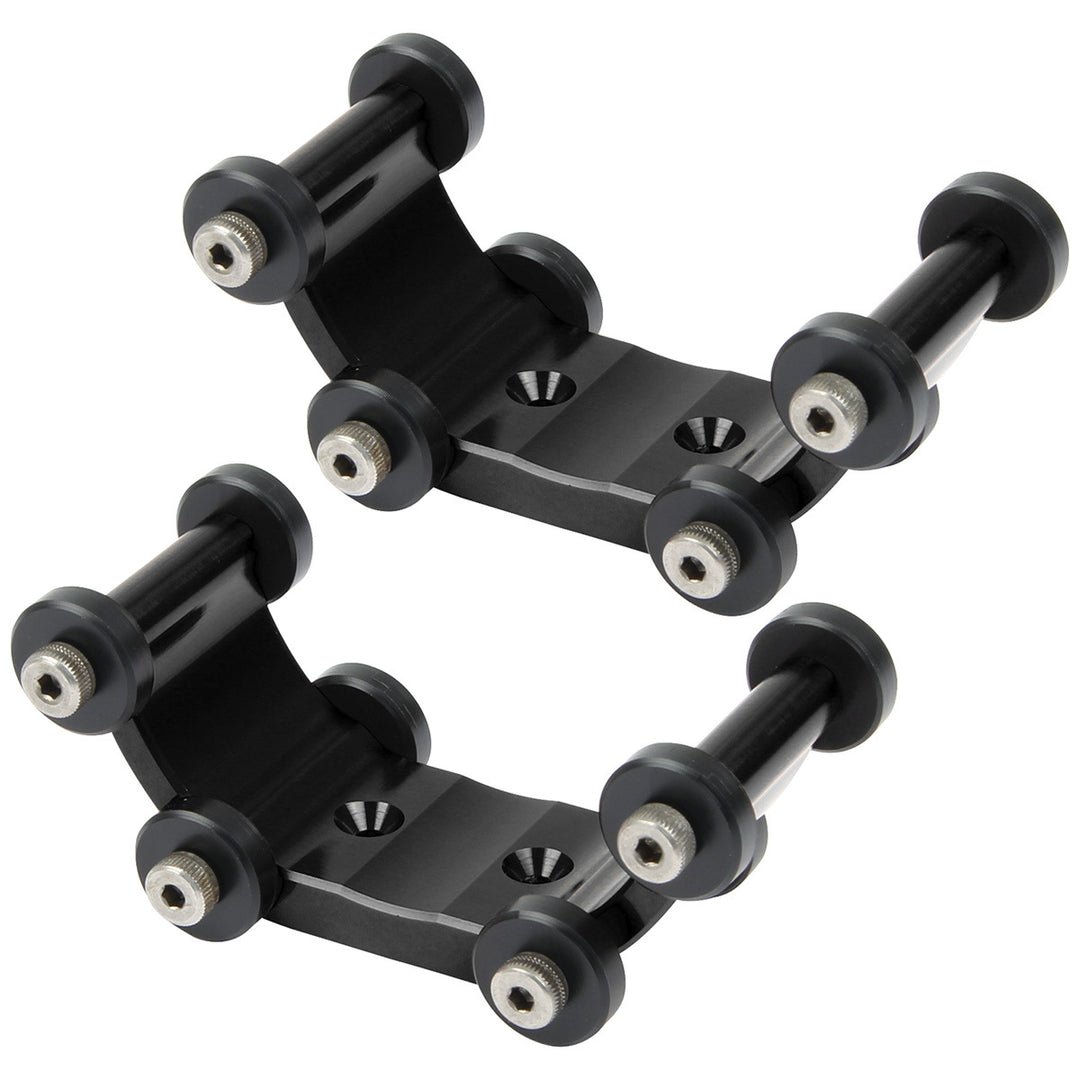 Allstar Setup Block Roller Aluminum Black Anodized Ride Height Gauges Pair ALL10723