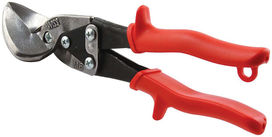 Allstar Tin Snips Left Hand Cut 1-1/4" Blades 9-1/4" Steel Red Cushioned Grip Steel ALL11030
