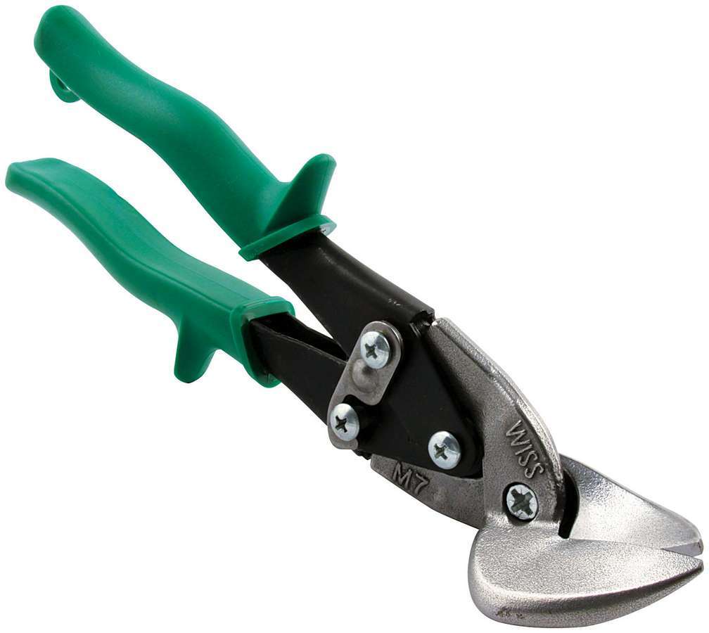 Allstar Tin Snips Right Hand Cut 1-1/4" Blades 9-1/4" Steel Green Cushioned Grip Steel ALL11031