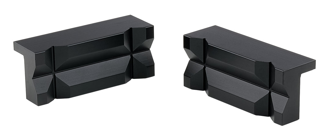 Allstar Vise Insert Vise Jaws 4" Aluminum Black Anodized Pair ALL11096