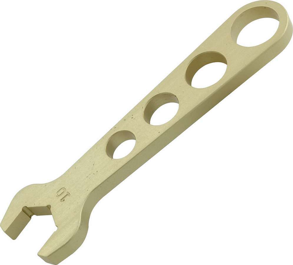 Allstar AN Wrench Single End 10 AN Aluminum Gold Anodized ALL11110