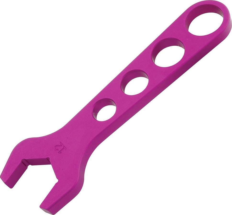 Allstar AN Wrench Single End 12 AN Aluminum Purple Anodized ALL11112