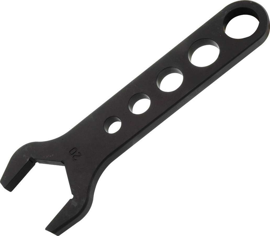 Allstar AN Wrench Single End 20 AN Aluminum Black Anodized ALL11118