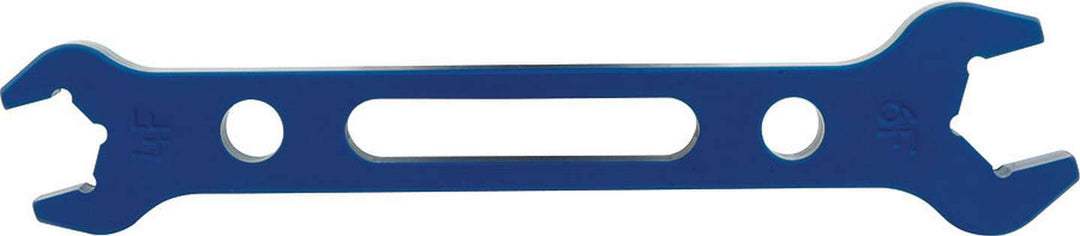 Allstar AN Wrench Double-End 4 AN to 6 AN Aluminum Blue Anodized ALL11126