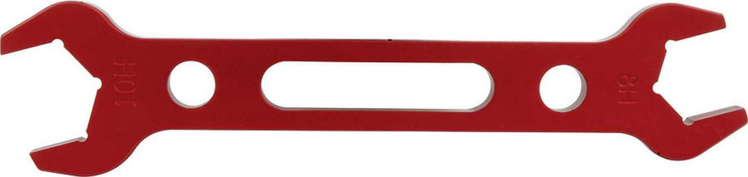 Allstar AN Wrench Double-End 8 AN to 10 AN Aluminum Red Anodized ALL11128