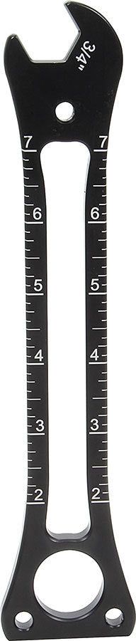 Allstar Wheelie Bar Wrench 3/4" Jam Nut 2-7" Scale Aluminum Black Anodized ALL11195