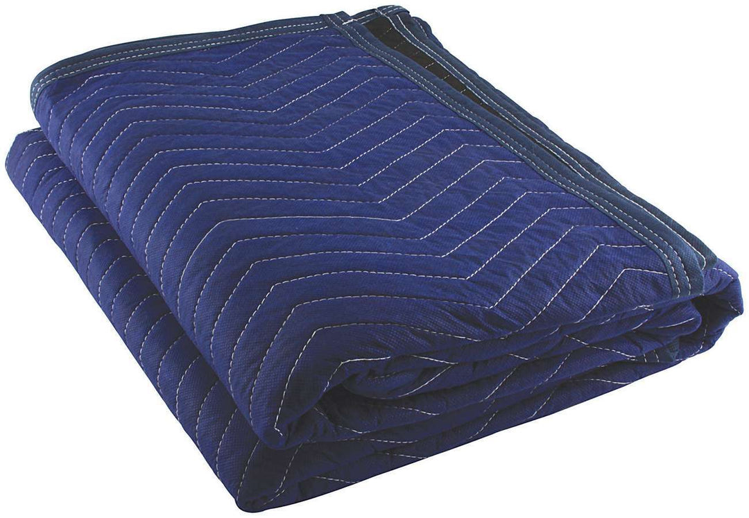 Allstar Moving Blanket 72 x 80" Rectangle Quilted Bound Edged Blue ALL12013