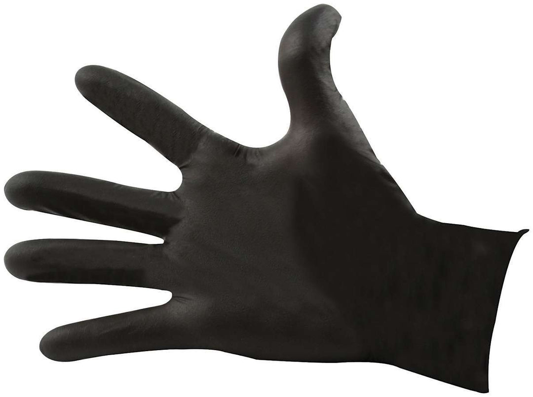 Allstar Shop Gloves Nitrile Black Medium Set of 100 ALL12024