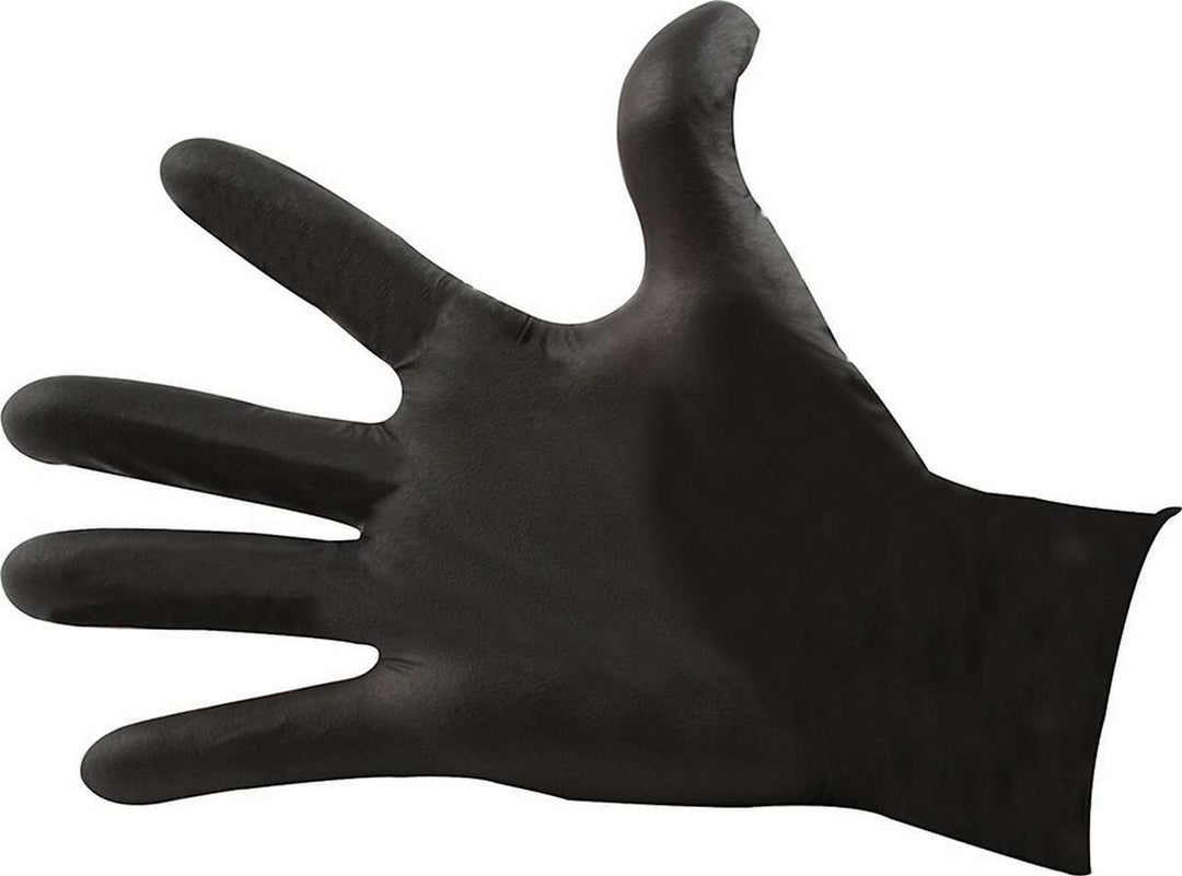 Allstar Shop Gloves Nitrile Black 2X-Large Set of 100 ALL12027